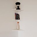 Ver imagem 2 de Prateleira de Canto 42x30 Cm Branco em Mdf