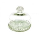 Ver imagem 3 de Jogo Queijeira Vidro Porta Queijo Base Decorada Veneza 2pç