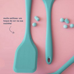 ESPÁTULA DE SILICONE DUPLO LISA - OIKOS - 4
