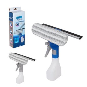Rodo Limpa Vidro com Recipiente Sortido – Limpeza sem Marcas, Rápido, Econômico e Ergonômico!