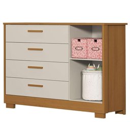 Cômoda Infantil Zaki com Porta Areia Acetinado Savana - Reller - 2