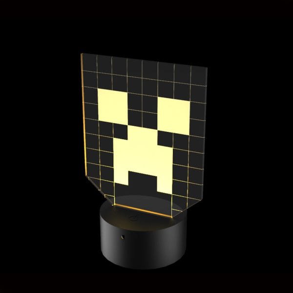 Minecraft Led Logo Luminária de Led - Minecraft Logo | MadeiraMadeira