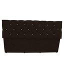 Ver imagem 1 de Calçadeira Baú Paris Queen 160 Cm Botão Strass Suede Marrom do Lar Móveis