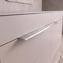 Ver imagem 1 de Kit 10 Puxador Drop Alumínio Porta Gaveta Móveis Planej 30cm - Prata