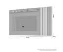 Ver imagem 7 de Rack e Painel Atraente Tv 70" Jcm Movelaria - Cinamomo/off