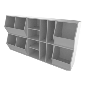 3 Organizadores para Brinquedos 100% Mdf