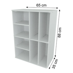 3 Organizadores para Brinquedos 100% Mdf - 2