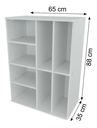 Ver imagem 2 de 3 Organizadores para Brinquedos 100% Mdf