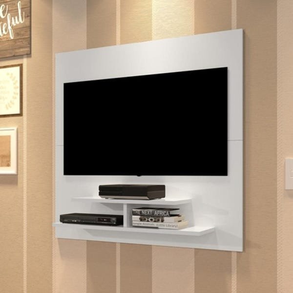 Painel para TV até 32 Polegadas Branco Em Mdf - 3