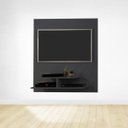 Ver imagem 2 de Painel para TV até 32 Polegadas Preto Em Mdf