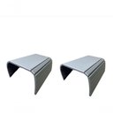 Ver imagem 1 de Kit 02un Esteiras Reta Flexível para Braço Sofá Cinza