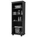 Ver imagem 3 de Organizador Multiuso 75cm 2 Portas México RV Móveis Cinamomo/Off White