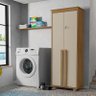 Organizador Multiuso 75cm 2 Portas México RV Móveis Cinamomo/Off White - 2