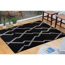 Ver imagem 1 de Tapete Sisal Sala Quarto 2,00x2,50 Preto/ Cinza S-585