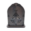 Ver imagem 3 de Capela Oração de Mesa Nossa Senhora Aparecida MDF com Porta Vazada