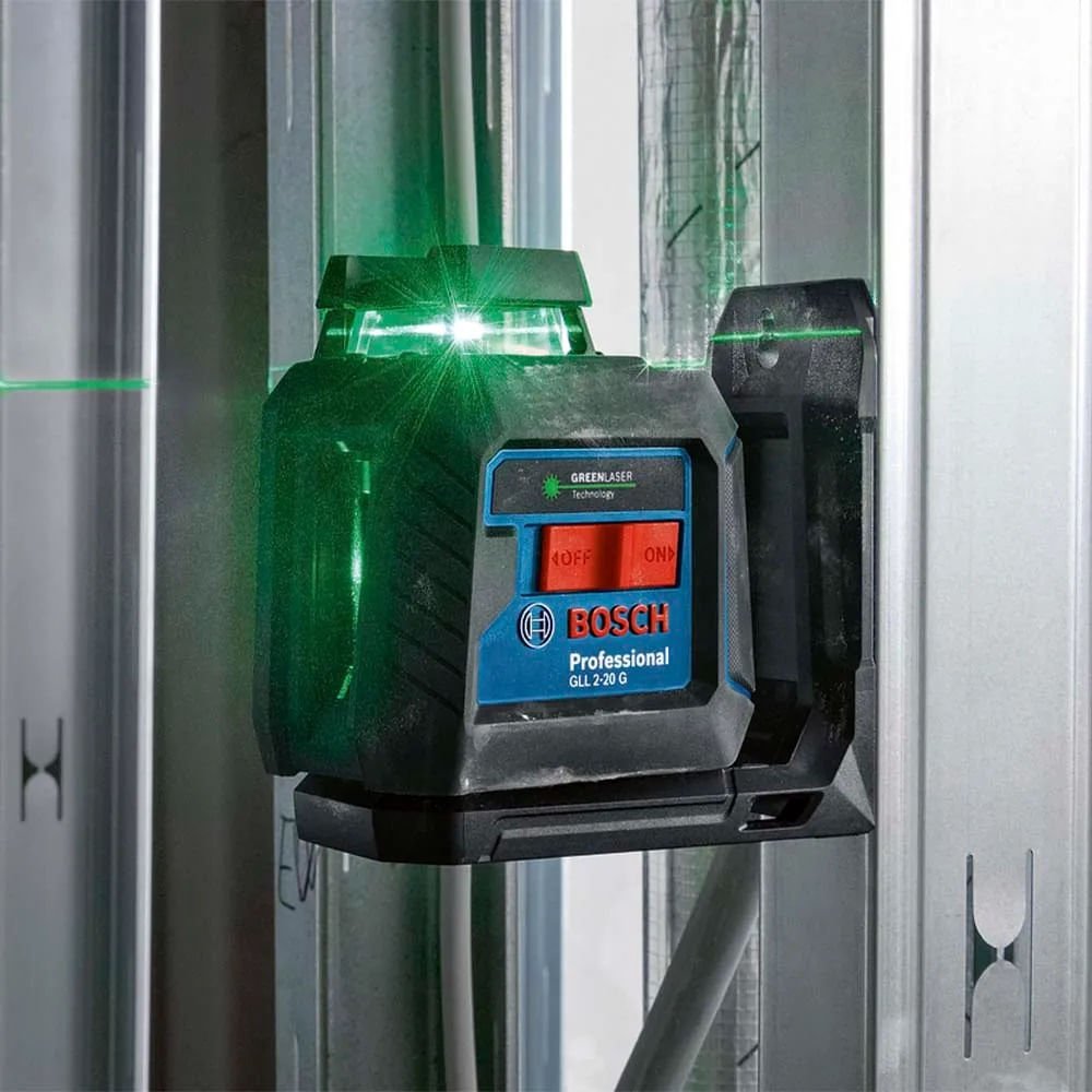 Nível Laser Verde Profissional Alcance 10m Gll 2-20g Bosch 01 Unidade - 4