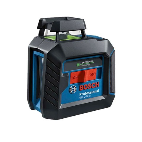 Nível Laser Verde Profissional Alcance 10m Gll 2-20g Bosch 01 Unidade