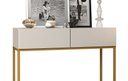 Ver imagem 4 de Aparador Buffet Retro Hall de Entrada Luxo Eros 90cm com Gavetas Off White Decoração Moderna