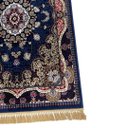 Ver imagem 5 de Tapete Persa Royal Azul Marinho 100x150cm Fio Acetinado - Decoração para Quarto e Sala