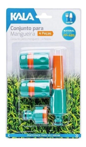 Conjunto Esguicho Para Mangueira De Jardim Kala 4 Pçs - 2