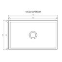 Ver imagem 4 de Cuba Cozinha Farm Sink 70 Cm Estilo Fazenda Avental