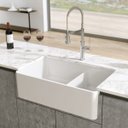 Ver imagem 2 de Cuba Dupla Cozinha Farm Sink 77 Cm Estilo Fazenda Avental