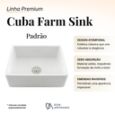 Ver imagem 4 de Cuba Cozinha Farm Sink 65 cm Estilo Fazenda Avental