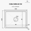 Ver imagem 5 de Cuba Cozinha Farm Sink 60 cm Estilo Fazenda Avental