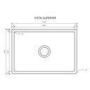 Ver imagem 4 de Cuba Cozinha Farm Sink 60 Cm Estilo Fazenda Avental