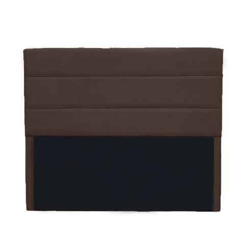 Cabeceira Leila 1,60 Suede Marrom - Dominic Decor