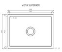 Ver imagem 4 de Cuba Cozinha Farm Sink 55 Cm Estilo Fazenda Avental