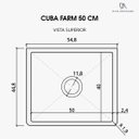 Ver imagem 5 de Cuba Cozinha Farm Sink 50 cm Estilo Fazenda Avental