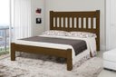 Ver imagem 1 de Cama Queen Size Imperial de Madeira Maciça Tauari - Cor Castanho