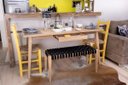 Ver imagem 2 de Mesa Escritório 150cm Adria Slim Madeira Natural Fraxinus White Ash Madeira Maciça