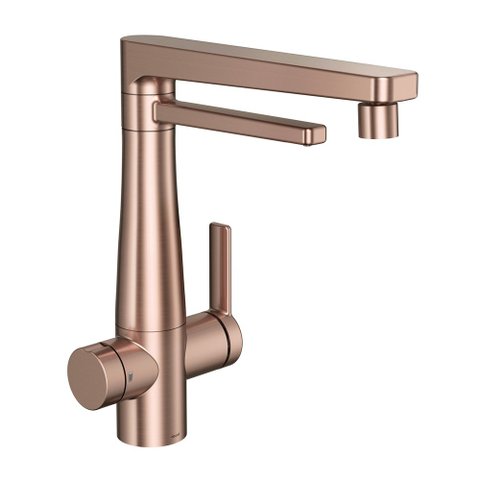 Torneira Nova Docol Vitalis 1579369 Com Filtro De Bancada Cobre Escovado