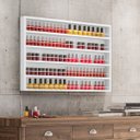 Ver imagem 1 de Porta Esmalte para Salão Capacidade 130 Esmaltes Branco