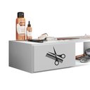 Ver imagem 4 de Penteadeira para Salão Tipo Bancada Cor Branco