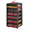 Carrinho Para Esmalte Giratório Preto Capacidade 300 Esmalte - 2