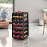 Carrinho Para Esmalte Giratório Preto Capacidade 300 Esmalte - 1