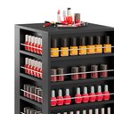 Ver imagem 4 de Carrinho Para Esmalte Giratório Preto Capacidade 300 Esmalte