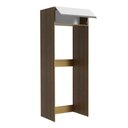 Ver imagem 5 de Porta Geladeira 1 Porta Basculante Rustic/Branco Glamy Madesa