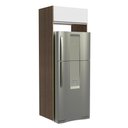 Ver imagem 6 de Porta Geladeira 1 Porta Basculante Rustic/Branco Glamy Madesa