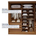Ver imagem 6 de Guarda-Roupa Casal 6 Portas 8 Gavetas 100% MDF Versatil