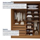 Ver imagem 7 de Guarda-Roupa Casal 6 Portas 8 Gavetas 100% MDF Versatil