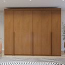 Ver imagem 2 de Guarda-Roupa Casal 6 Portas 8 Gavetas 100% MDF Versatil