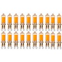 Ver imagem 1 de Lampada LED Decorativa G9 Luz Ambar Kit 20 Uni Iluminaçao Decoraçao Retro Quente