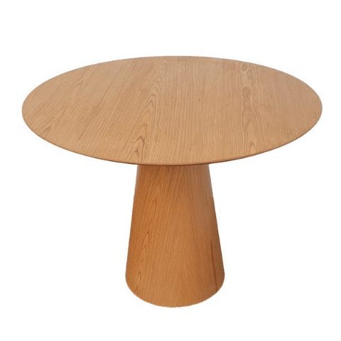 Mesa de Jantar Cone 70cm Base Madeira Freijó Tampo Freijó - Marrom
