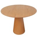 Ver imagem 1 de Mesa de Jantar Cone 70cm Base Madeira Freijó Tampo Freijó - Marrom