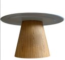Ver imagem 2 de Mesa de Jantar Cone Oval 160x90cm Base Laminada em Madeira Freijó - Branco