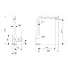 Torneira Para Cozinha Misturador Prática Celite B5001F5CR0 - 5